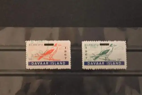 Davaar Island; EUROPA 1967, 2 Werte, gezähnt, gebraucht; lesen