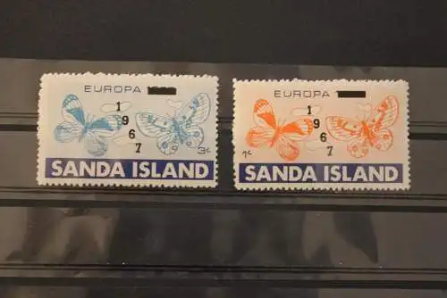 Sanda Island; EUROPA 1967, 2 Werte, gezähnt, MNH; lesen