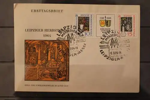 DDR; Leipziger Herbstmesse 1964; FDC