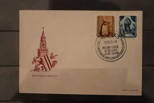 DDR; Rückgabe geraubter Gemälde; MiNr. 504-09, FDC 1 - 2