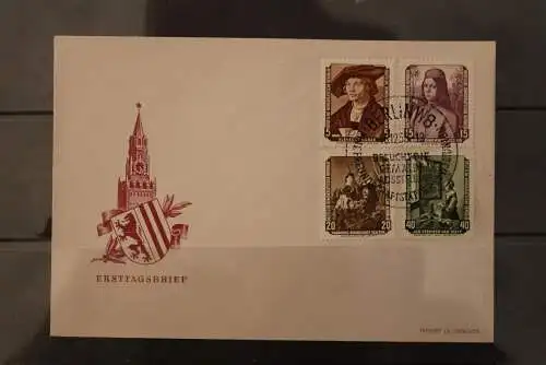 DDR; Rückgabe geraubter Gemälde; MiNr. 504-09, FDC 1 - 2