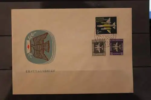 DDR; Flugpost 1957; FDC 1 und 2