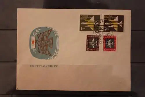 DDR; Flugpost 1957; FDC 1 und 2