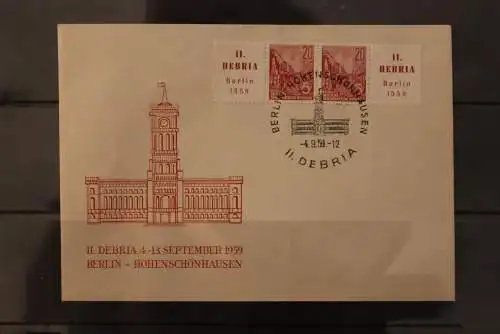 DDR; II. DEBRIA 1959; FDC 5; mit WZd23