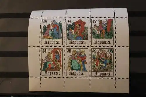 DDR 1978; Kleinbogen Märchen (XIII) Rapunzel, ndgz; unten; lesen