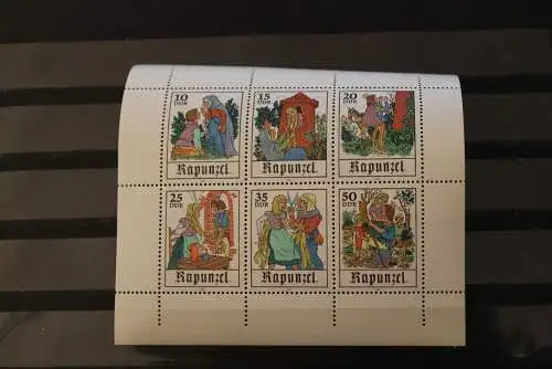 DDR 1978; Kleinbogen Märchen (XIII) Rapunzel, ndgz; unten; lesen