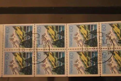 Schweiz; Markenheft, MH ; Freimarken; 1993, Ersttagsstempel, gebraucht