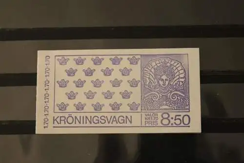 Schweden Markenheft, MH Kröningsvagn; 1978, MNH