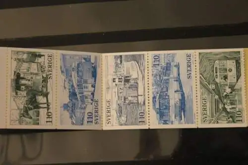 Schweden 1977, Lokalverkehr, Markenheft, MNH