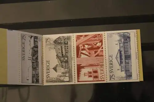 Schweden 1975, Europäisches Denkmalschutzjahr, MH 50, MNH