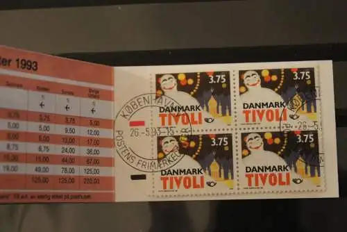 Dänemark "Norden" 1993, Markenheft, gebraucht, Ersttagsstempel