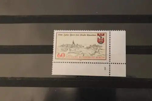 Berlin, Spandau 1982, MiNr. 659, Eckrand mit Plattennummer, ungebraucht postfrisch