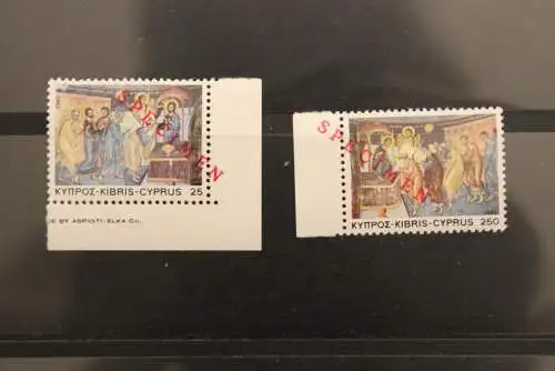 Zypern 1982; Weihnachten als SPECIMEN, MUSTER