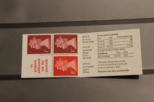 Großbritannien Markenheft, MH zur "London 80"; MNH