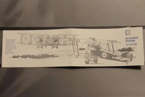 Großbritannien Markenheft, MH zur "London 80"; 10 x 10p; MNH