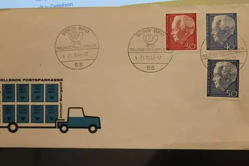 Deutschland, Rollende Postsparkasse, Bonn BPM 1967