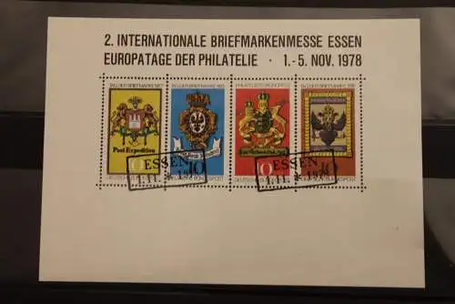 Deutschland, Vignette zur 2. Intern. Briefmarkenmesse Essen 1978