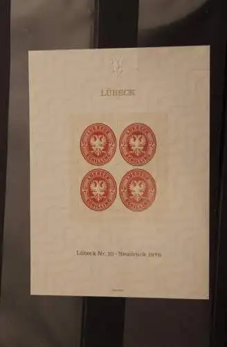 Deutschland, Neudruck der Lübeck Nr. 10 zum Stadtfest Lübeck 1980