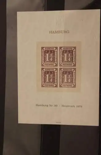 Deutschland, Neudruck der Hamburg Nr. 20 zur NORDPOSTA '78; Vignette