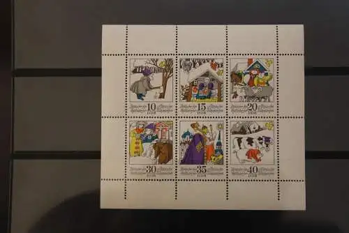 Kleinbogen; Märchen IX, 1974; MiNr. 1995-2000; postfrisch; ndgz, unten