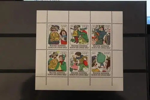 Kleinbogen; Märchen XII, 1977; MiNr. 2281-86, postfrisch, ndgz; unten