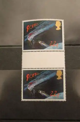 Großbritannien; Giotto; Zwischenstegpaar MiNr. ZS 1061, MNH, postfrisch