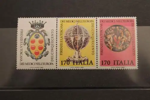 Italien 1980, Medici-Ausstellung; MiNr. 1698-99, ZD; MNH, postfrisch