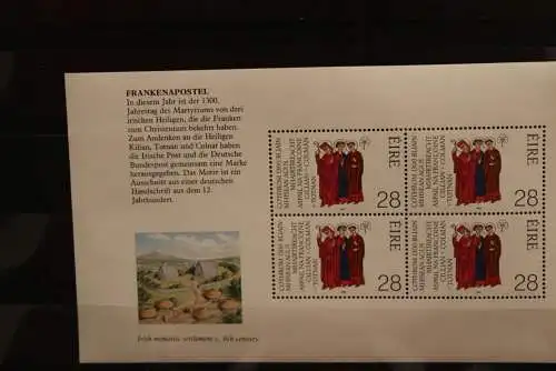 Irland 1989; Frankenapostel, MH-Blatt, MNH; MiNr. 683