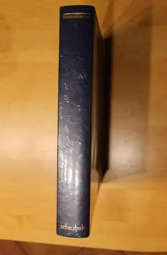 Schaubek Ringbinder "Attache", blau, mit 16 Einsteckblättern; bitte lesen