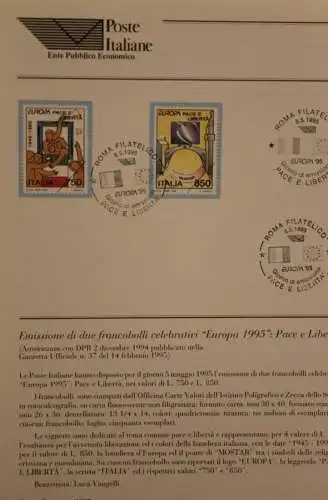 Ministerblatt Italien 1995; EUROPA; CEPT