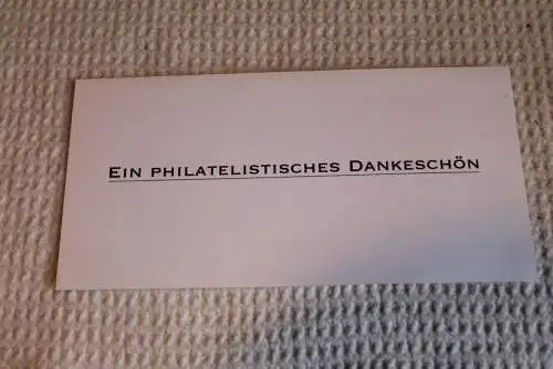 BRD, Treuegabe der Post für Abonennten 2012: Tag der Briefmarke; mit Schwarzdruck