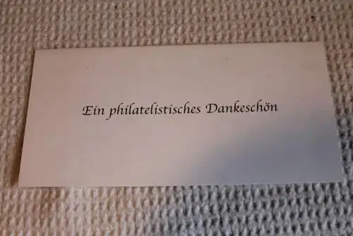 BRD, Treuegabe der Post für Abonennten 2009: Tag der Briefmarke; mit Schwarzdruck