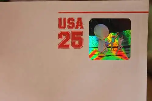 USA;1992;  Sport; Hologramm - Ganzsache; 25 C., ungebraucht