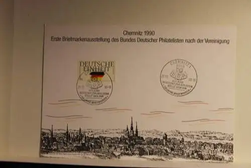 BRD; Sonderblatt,Erinnerungsblatt,Gedenkblatt: Chemnitz 1990