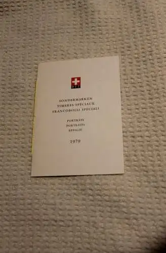 Schweiz, Ersttagsheft  Nr. 166, Folder: Schriftsteller; 21.2.1979