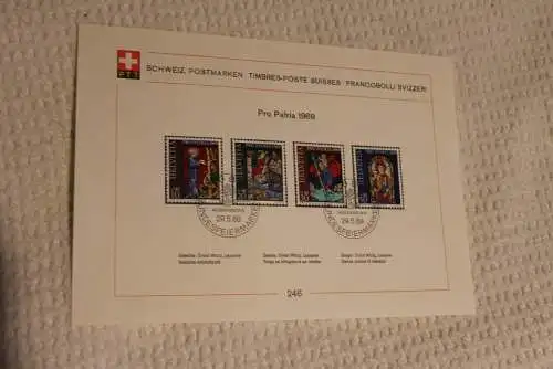 Schweiz, Ersttagsblatt  Nr. 246, Pro Patria 1969