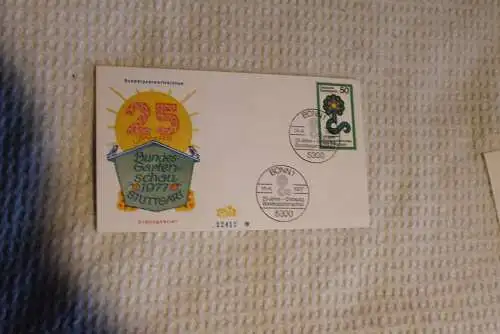 Deutschland 1977; FDC: Bundesgartenschau Stuttgart, MiNr. 927