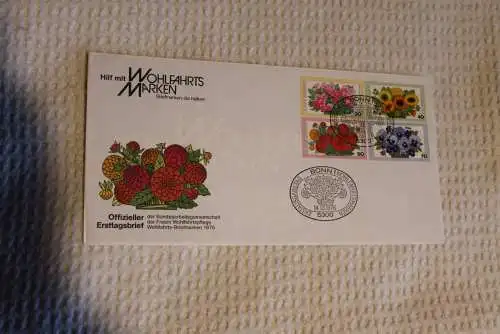 Deutschland 1976; FDC: Wohlfahrtsmarken 1976, MiNr. 904-07