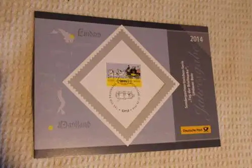 Deutschland; Klappkarte Tag der Briefmarke 2014