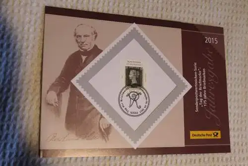 Deutschland; Klappkarte Tag der Briefmarke 2015