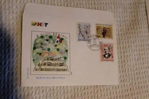 Kroatien 1994; FDC Musik