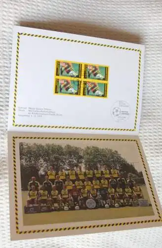 Deutscher Fußballmeister 1995: BVB 09; Erinnerungsblatt; Gedenkblatt der Deutsche Post 1995