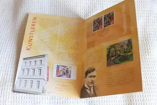 August Macke; Erinnerungsblatt; Gedenkblatt der Deutsche Post 2014