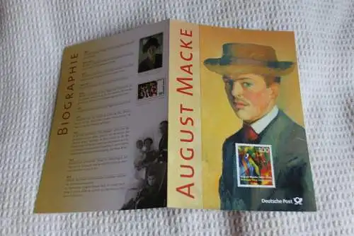 August Macke; Erinnerungsblatt; Gedenkblatt der Deutsche Post 2014