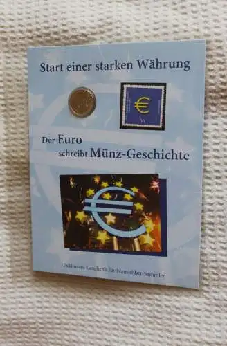 BRD; Numisblatt: Start einer starken Währung; Jahresgabe der Deutsche Post - Philatelie