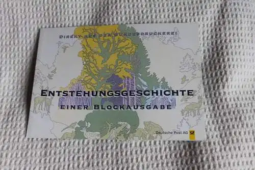 Deutschland 1997; Folder der Deutsche Post und Bundesdruckerei: Entstehung einer Blockausgabe