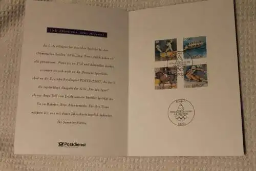 Deutschland 1992; Jahresgabe / Jahreskarte der Deutsche Post - Sammler-Service 1992