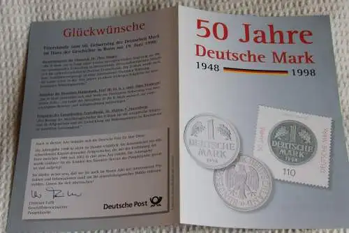 Deutschland 1998; Jahresgabe der Deutsche Post: 50 Jahre Deutsche Mark