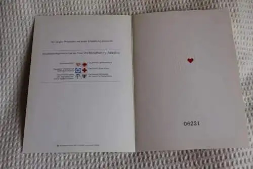 BRD 1983, Weihnachtskarte der Wohlfahrtspflege; nummeriert