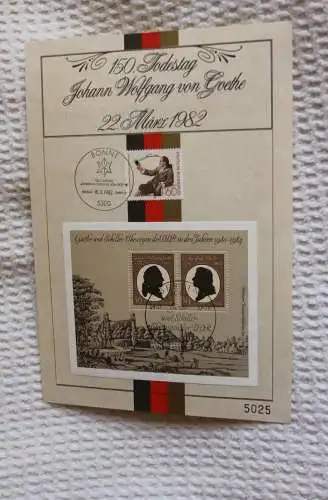 BRD / DDR 1982; 150. Todestag Johann W. von Goethe